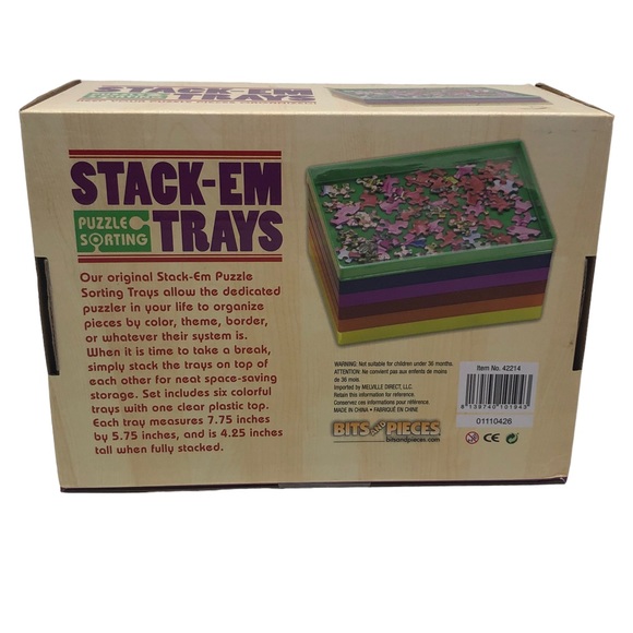 Bits & Pieces Stacking Puzzle Trays - Picture 4 of 4